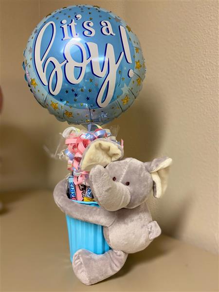 "It's a Boy" Balloon & Candy Container
