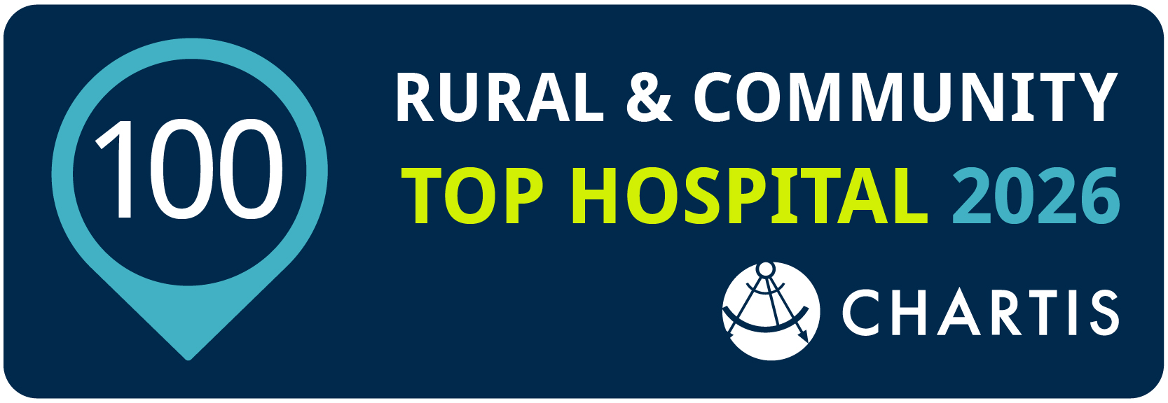 2026 Top 100 Rural Hospital Logo 