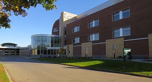 Spencer Hospital entrance