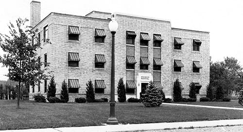 Spencer Hospital as it appeared in 1935